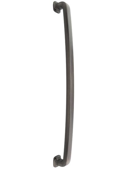 Belcastel Flat-Bottom Appliance Pull - 18 inch Center-to-Center in Brushed Pewter.